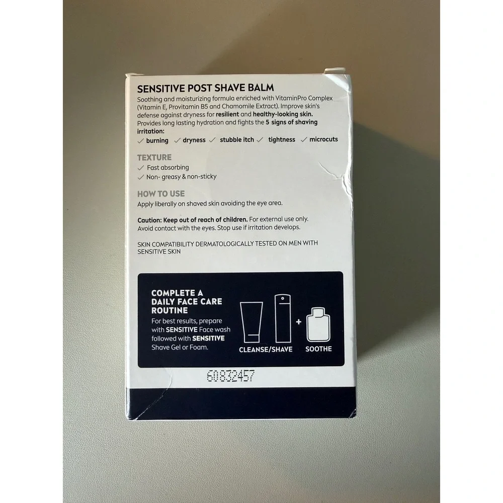 Nivea Men Sensitive Post Shave Balm Limited Edition Real Madrid 3.3oz 100mL